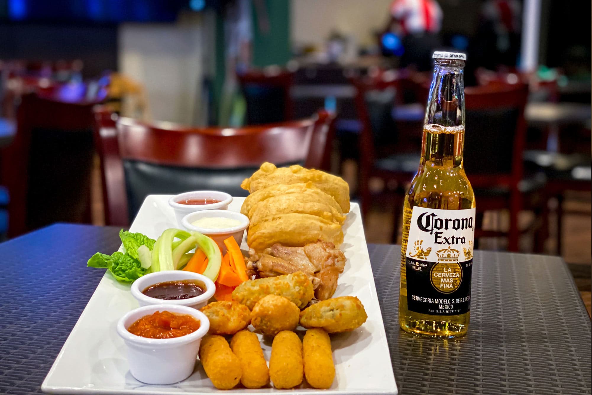 Drinks and snacks to share